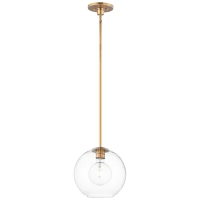 Maxim Branch 11" Wide Natural Aged Brass Mini Pendant