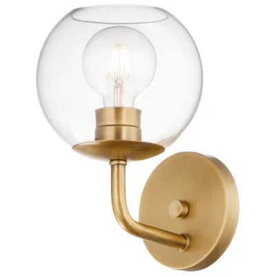 Maxim Branch 1-light 7" Wide Natural Aged Brass Wall Sconce