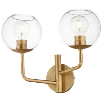 Maxim Branch 2-light Wall Sconce Natural Aged Brass
