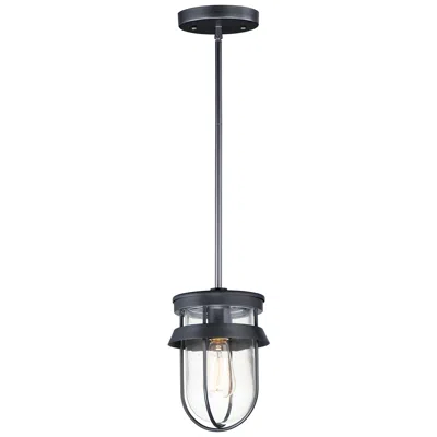 Maxim Breakwater 10" High Black Outdoor Hanging Light