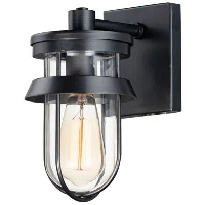 Maxim Breakwater 10" High Black Outdoor Wall Light