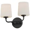 Maxim Bristol 2-light Sconce - Black