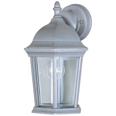 Maxim Builder Cast 12" High Pewter Outdoor Wall Lantern