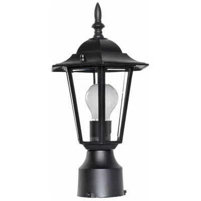 Maxim Builder Cast 1-light Outdoor Pole/post Lantern Black