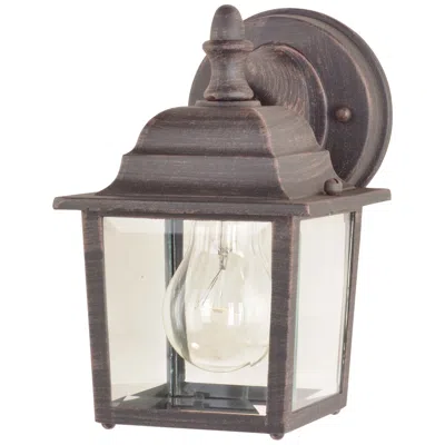 Maxim Builder Cast 1-light Outdoor Wall Lantern - Rust Patina