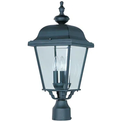 Maxim Builder Cast 21 1/4" High Black Outdoor Post Light