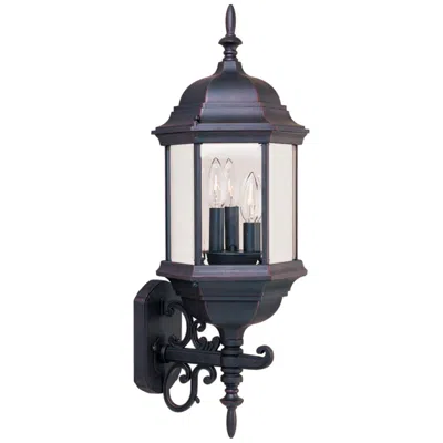 Maxim Builder Cast 25" High Empire Bronze Outdoor Wall Light