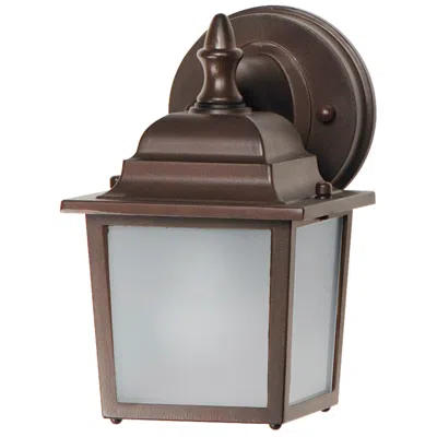 Maxim Builder Cast 8 1/2" High Empire Bronze Led Outdoor Wall Light