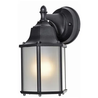 Maxim Builder Cast Led E26 10" High Black Outdoor Wall Light