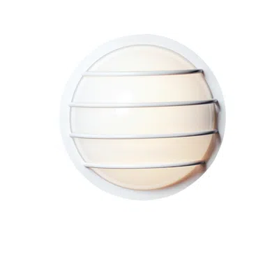 Maxim Bulwark 10" Wide White Finish Round Outdoor Wall Mount
