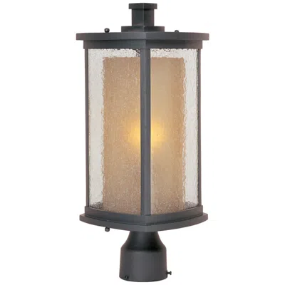 Maxim Bungalow 18" High Bronze Outdoor Lantern Post Light