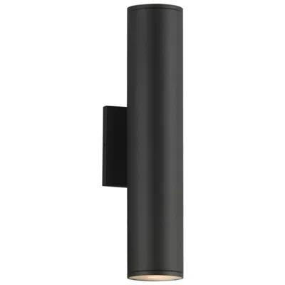 Maxim Caldera 15" High Black Led Outdoor Wall Light