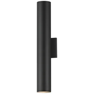 Maxim Caldera 20" Black Outdoor Wall Sconce