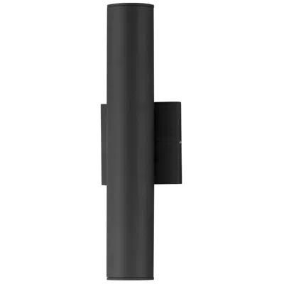 Maxim Calibro 14 1/2" High Black Led Outdoor Wall Light
