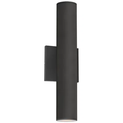 Maxim Calibro 15" Architectural Bronze Led Outdoor Sconce