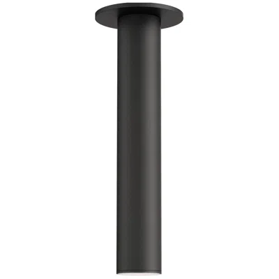Maxim Calibro 15" High Black Led Outdoor Flush Mount