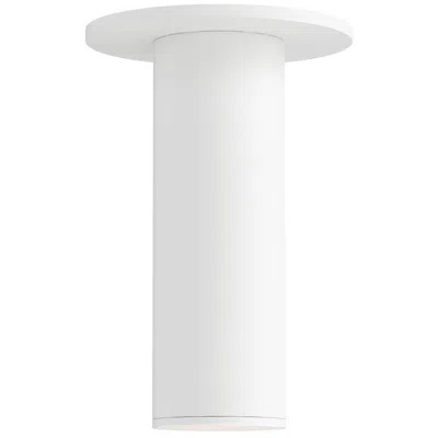 Maxim Calibro 7 1/2" High White Led Outdoor Flush Mount