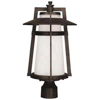 Maxim Calistoga 1-light 10.25" Wide Outdoor Pole/post Lantern - Adobe
