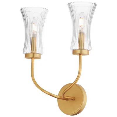 Maxim Camelot 2-light Sconce Brass