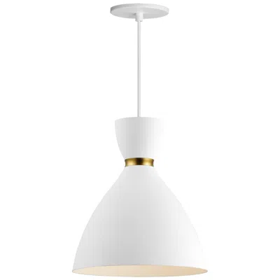 Maxim Carillon 11" Mini Pendant - White