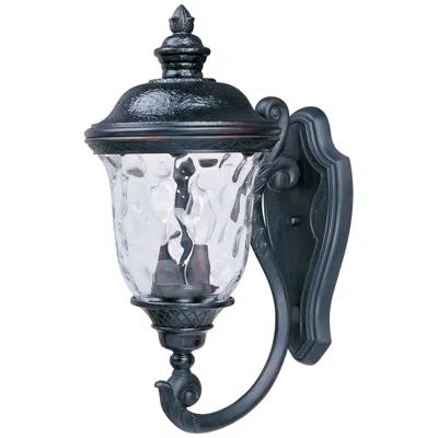 Maxim Carriage House 20" High Upbridge Arm Outdoor Wall Light