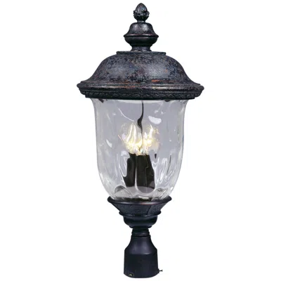 Maxim Carriage House 26 1/2" High Outdoor Post Light In Black