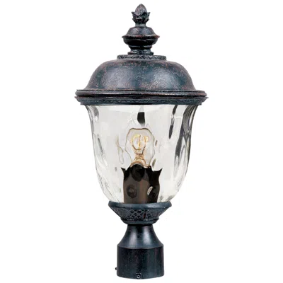 Maxim Carriage House Vx 19 1/2" High Oriental Bronze Post Light