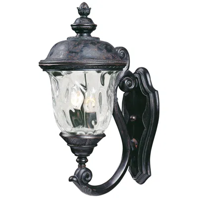 Maxim Carriage House Vx 20"h Oriental Bronze Outdoor Wall Light