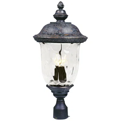 Maxim Carriage House Vx 26 1/2" High Oriental Bronze Post Light