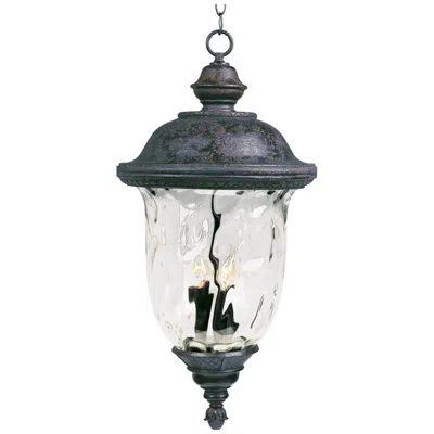 Maxim Carriage House Vx 28"h Oriental Bronze Outdoor Hanging Light