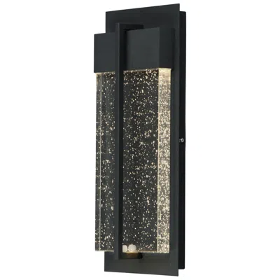 Maxim Cascade 16" High Black Led Outdoor Wall Light