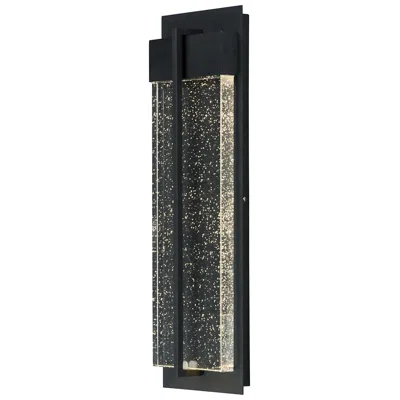 Maxim Cascade 21" High Black Led Outdoor Wall Light
