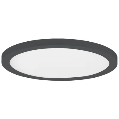 Maxim Chip 11" Black 26w Rd Led Ceiling Light- 5cct