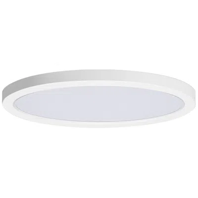 Maxim Chip 16" White 32w Rd Led Flush Mount