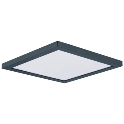 Maxim Chip 8 1/2" Wide Black Led Ceiling Light
