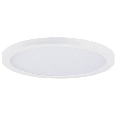 Maxim Chip 9" White 18w Rd Led Ceiling Light 3000k