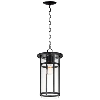 Maxim Clyde Vx 1-light 9" Wide Outdoor Vx Hanging Pendant - Black