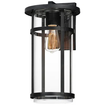 Maxim Clyde Vx Large Outdoor Wall Sconce - Black