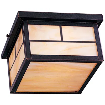 Maxim Coldwater 9 1/4" Wide Burnished Outdoor Ceiling Light