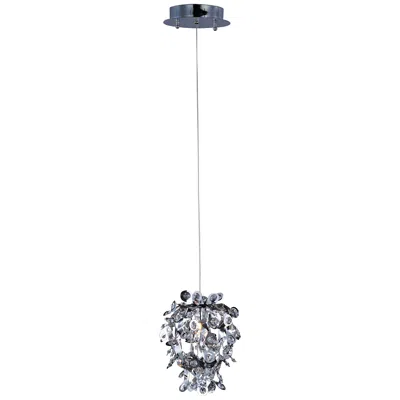 Maxim Comet 1-light 8" Wide Polished Chrome Pendant Light