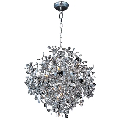 Maxim Comet 25" Wide Chrome And Crystal Chandelier