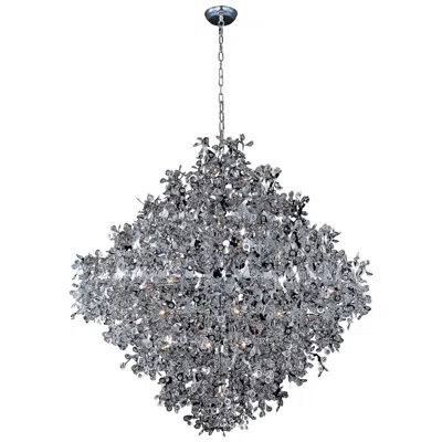 Maxim Comet 50" Wide Chrome And Crystal Chandelier