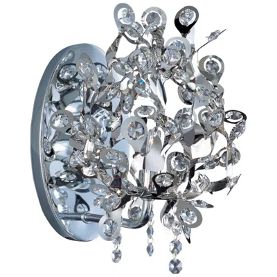 Maxim Comet Collection 10" High Chrome Wall Sconce