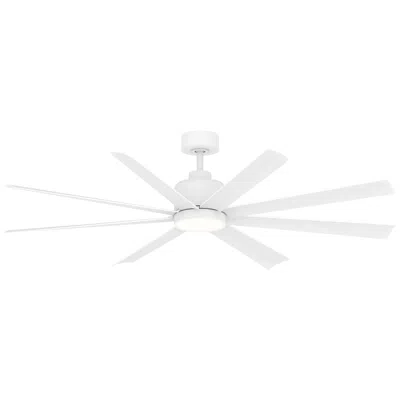 Maxim Condor 65" White 8-blade Fan W Led