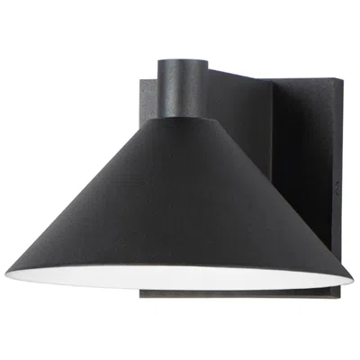 Maxim Conoid Medium Led Outdoor Wall Sconce Black