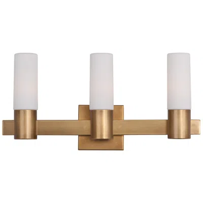 Maxim Contessa 3-light 20.75" Wide Bath Vanity - Natural Aged Brass