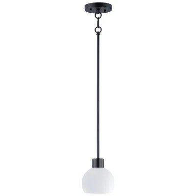 Maxim Coraline 1-light 6" Wide Black Pendant Light