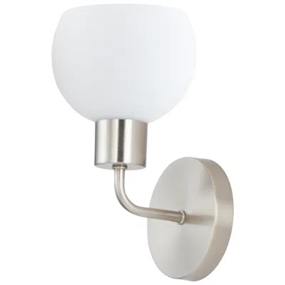 Maxim Coraline 1-light 6" Wide Satin Nickel Wall Sconce