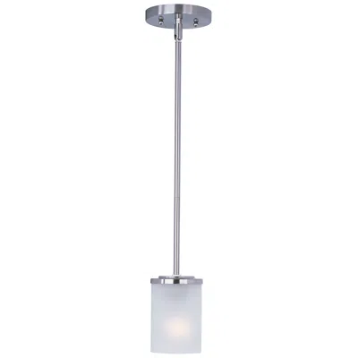 Maxim Corona 1-light 5" Wide Satin Nickel Pendant Light