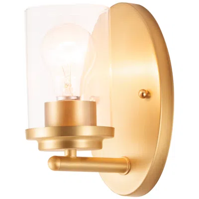 Maxim Corona 1-light Wall Sconce - Satin Brass
